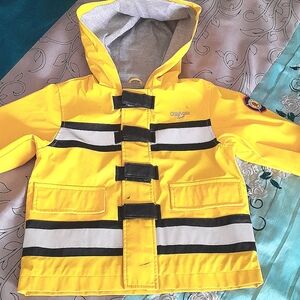 Oshkosh Yellow Toddler Raincoat 3T